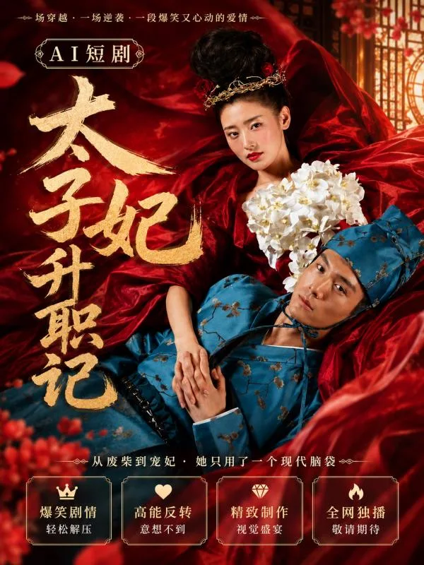太子妃升职记现实版 张天爱 惊艳重现深夜后宫私密帷幕深处尽显极尽妩媚 ai成人 画面极具视觉冲击力让人看得心跳加速 ai短剧 海报