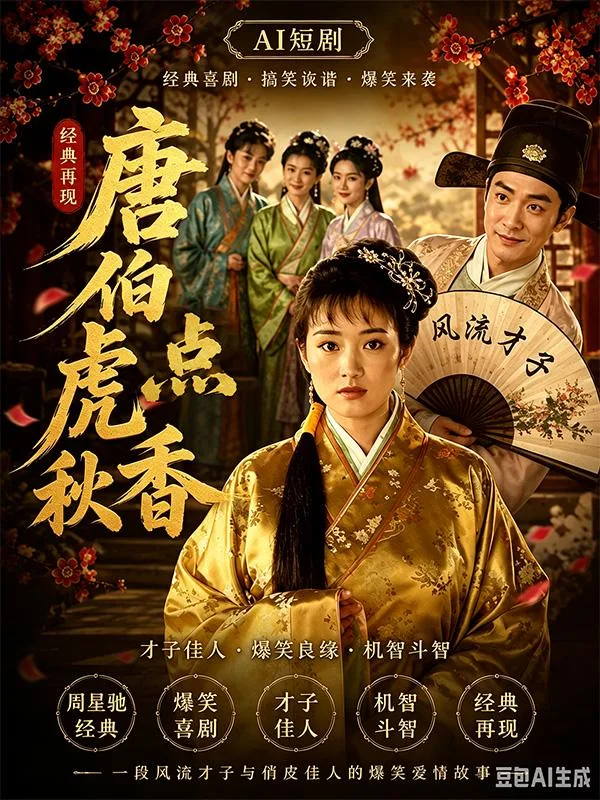 唐伯虎点秋香 经典名场面高能反差大秀 华府红颜动人风韵让人一眼沦陷 海报